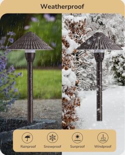 4 Pack Wired Pathway Lights - HLPL04A