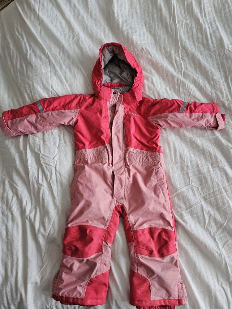 Columbia Buga 2 Snowsuit Size 2T Excellent Condition