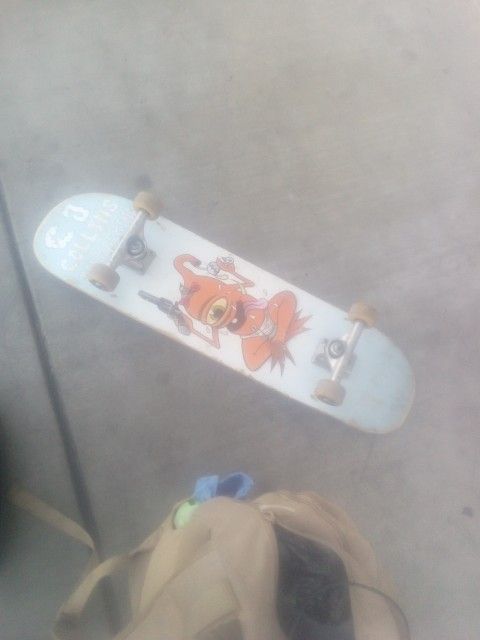 Toy Machine CJ Collins Pro Deck Complete W Independent Trucks And Spitfire Wheels