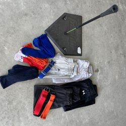 Baseball Tee and Pants/belts/socks