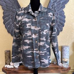 Forever 21 Camo Jean Jacket
