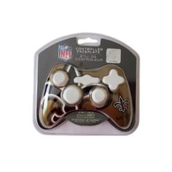 Xbox 360 Official NFL " Saints " Controller Faceplate BY MADCATZ-OPENBOX