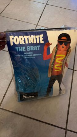 Fortnite The Brat costume kids LG/XL