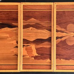 SEATTLE Artist "Jeff Owen Adkins" "CANYON" Tryptch,  