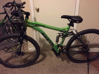 27.5 Men Genesis Mountain Overkill Bike Green for Sale in Irving TX OfferUp