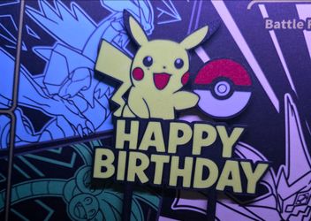 Pikachu Cake Topper