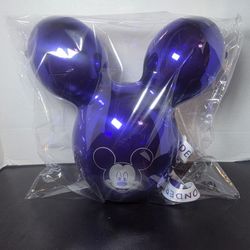 NEW Disney 100 Years Wonder Mickey Mouse Purple Metallic Balloon Popcorn Bucket