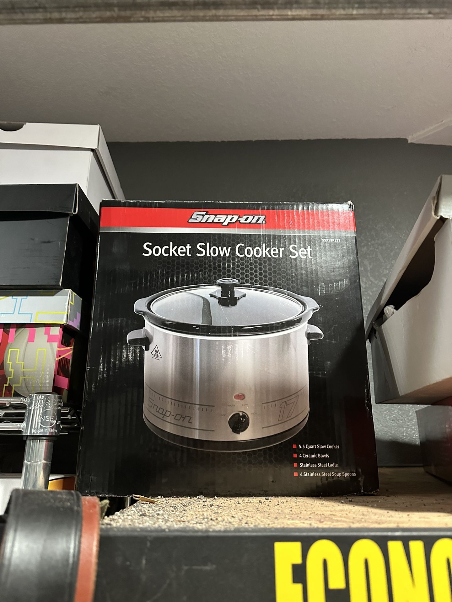 Snap-On SSX19P127 Slow Cooker Set Bowls and Spoons | eBay
