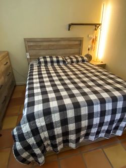 Bed and night stand combo