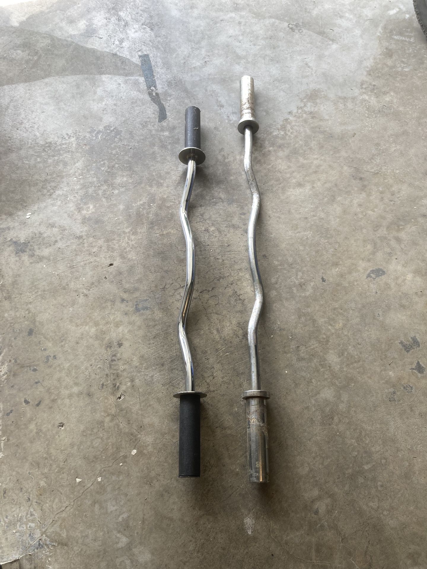 Olympic Weight Curl Bars