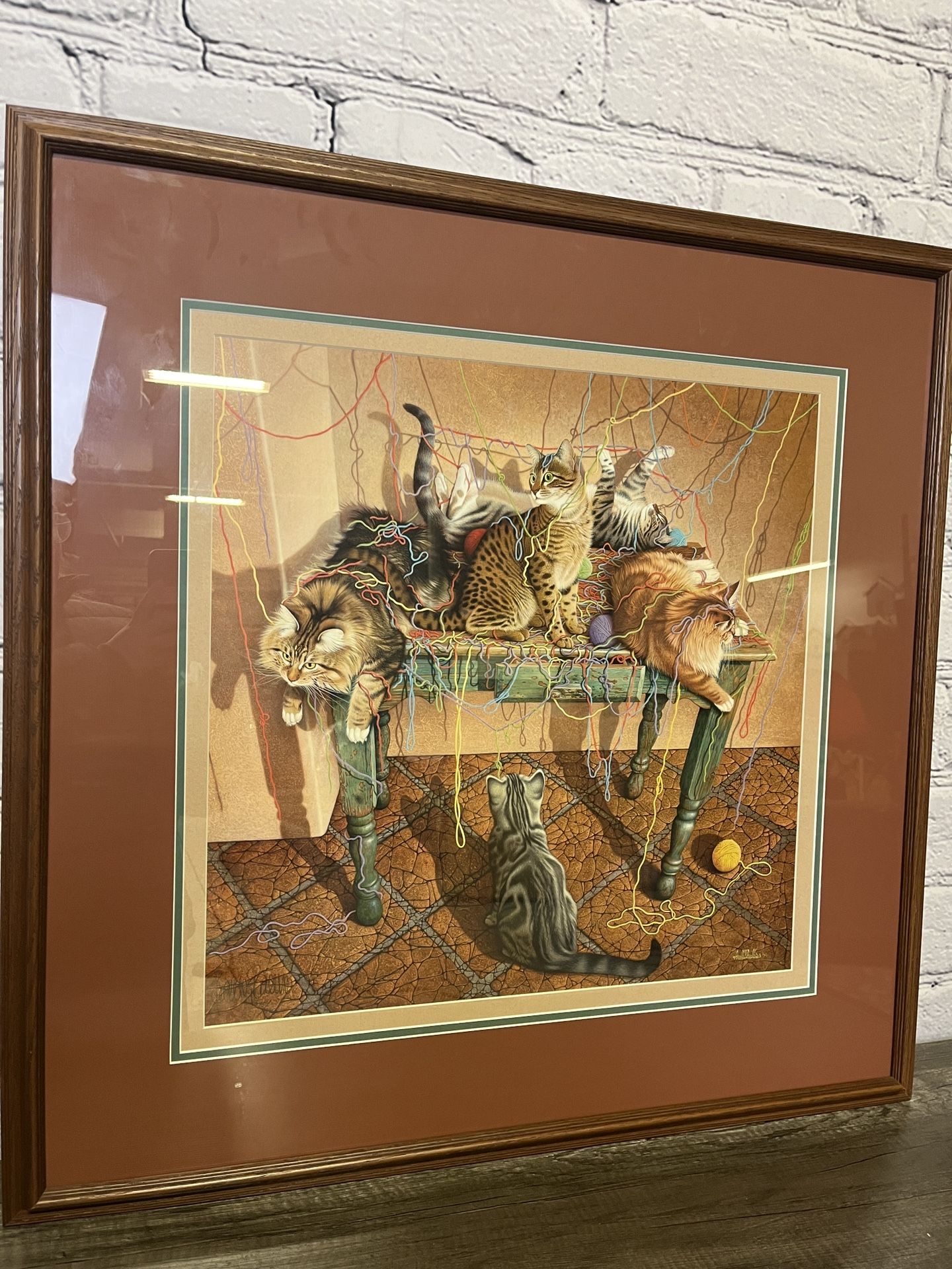 Braldt Bralds “Table Manners” Signed Print