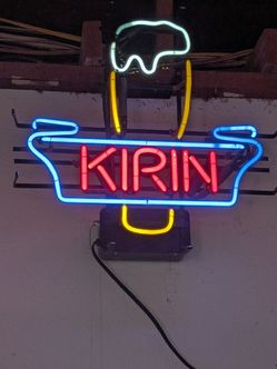 Neon beer sign