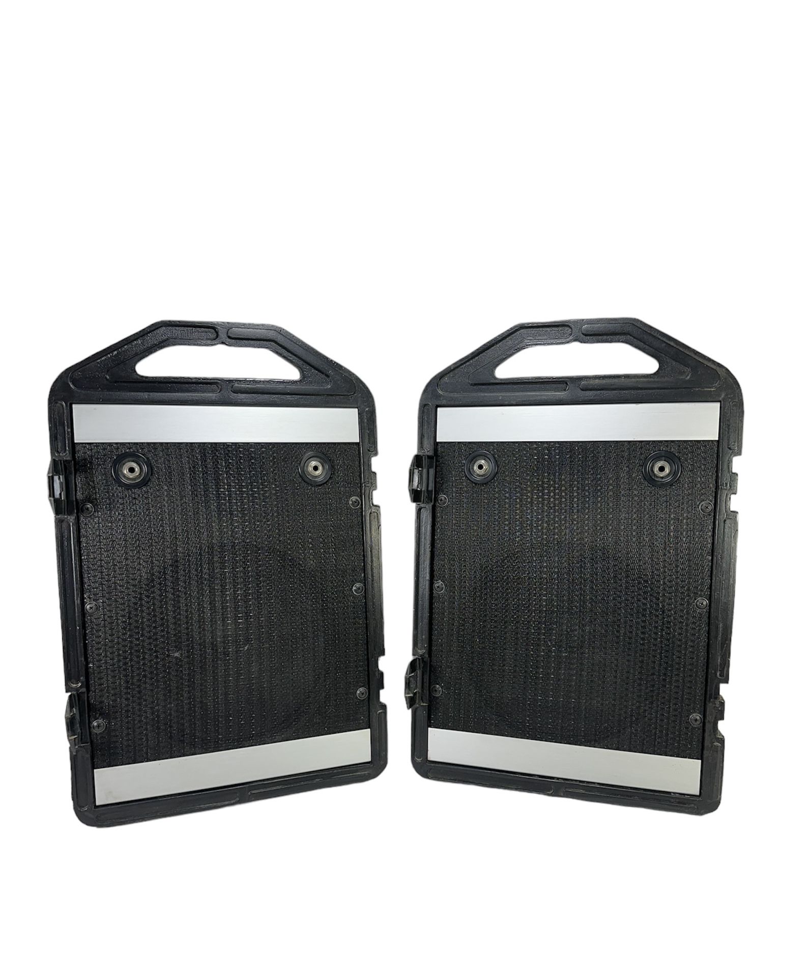 Peavey Mini-Monitors Passive Full Range Floor Speakers Interlocking Cabinets