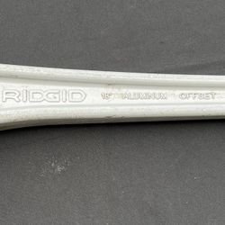 RIDGID Aluminum Offset 18-inch Plumbing Pipe Wrench
