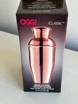 Copper Cocktail Shaker New in Box