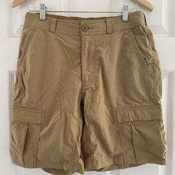REI Men’s Sahara Hiking Cargo Shorts Size 32 Color Tan
