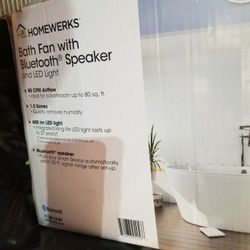 Bathroom Fan With Speaker