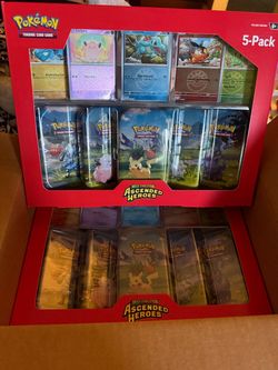 Pokémon TCG Mega Evolution Ascended Heroes 5-Pack Mini Tin