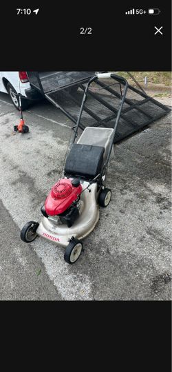 Honda twin blade self propelled mower