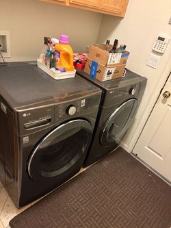 LG Front-Load Washer and Dryer Set