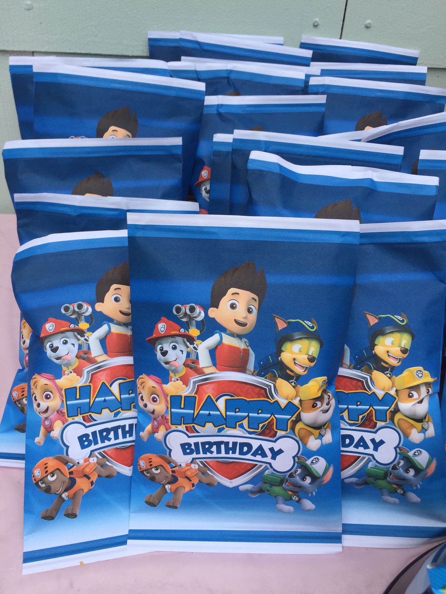 Paw Patrol Birthday Party Decorations and Party Favors