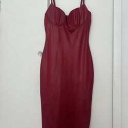 Red Fitted Dress