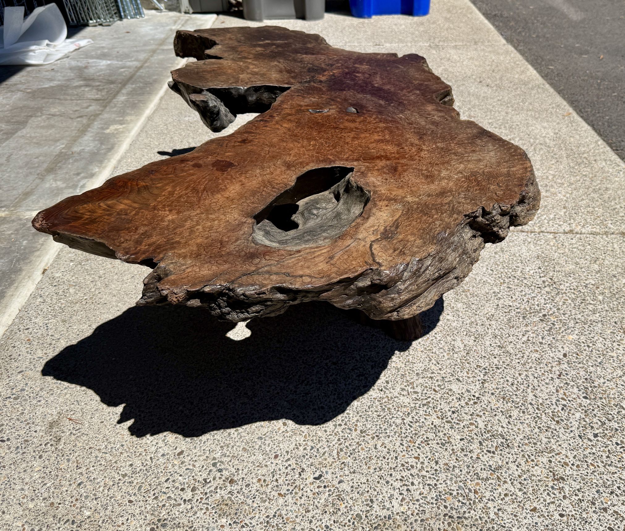 Live edge Burl Coffee Table
