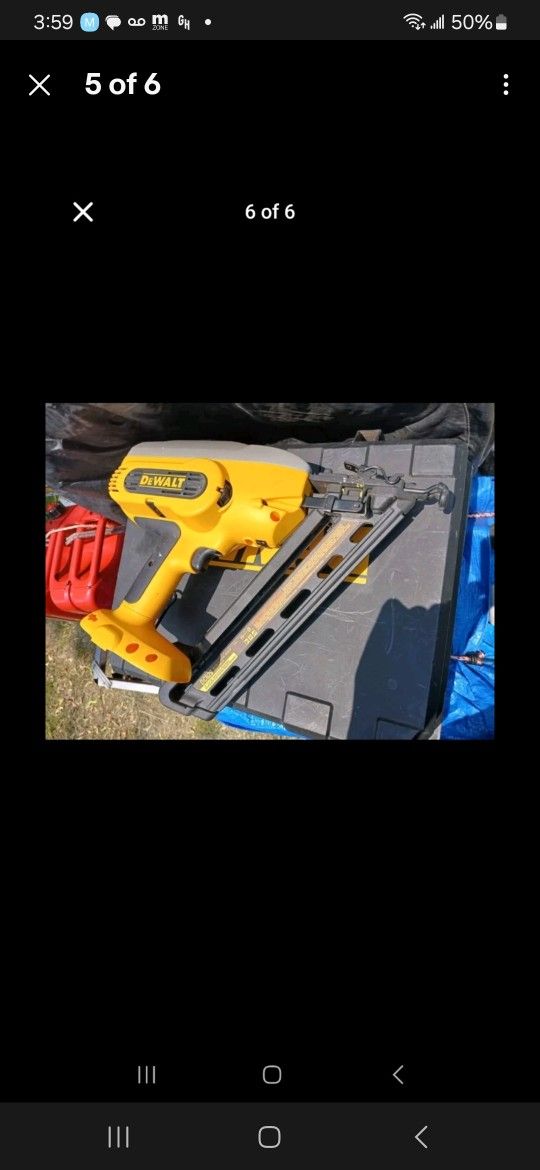 Dewalt 18volt Nail Gun Tool 