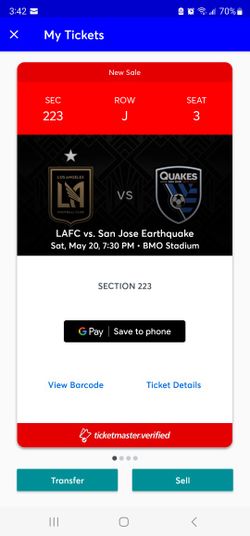 LAFC vs San Jose March 20th