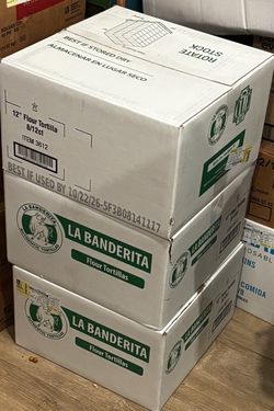 La Banderita 12" Flour Tortillas 8/12ct Case