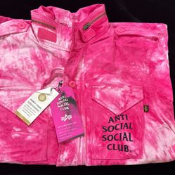 Anti Social Social Club Pink Jacket 