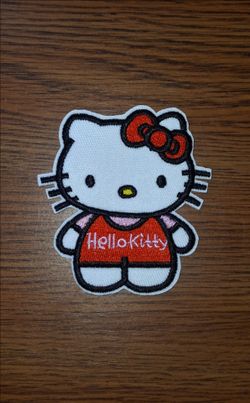 Hello Kitty Embroidered Iron-On Patch Sew-On Patch!