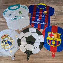 Soccer Balloons Real Madrid Barcelona Soccer Decorations