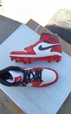 Air Jordan 1 TD Cleat 2023 Mid Chicago Size 11.5