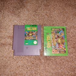 Adventure Island Nes With Manual Cleaned Tested And Cased