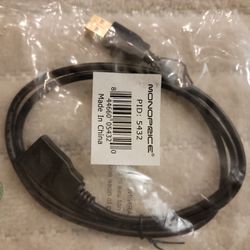 Monoprice USB-A to USB-A Female 2.0 Extension Cable