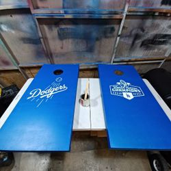 Los Angeles DODGERS CORNHOLE PAIR