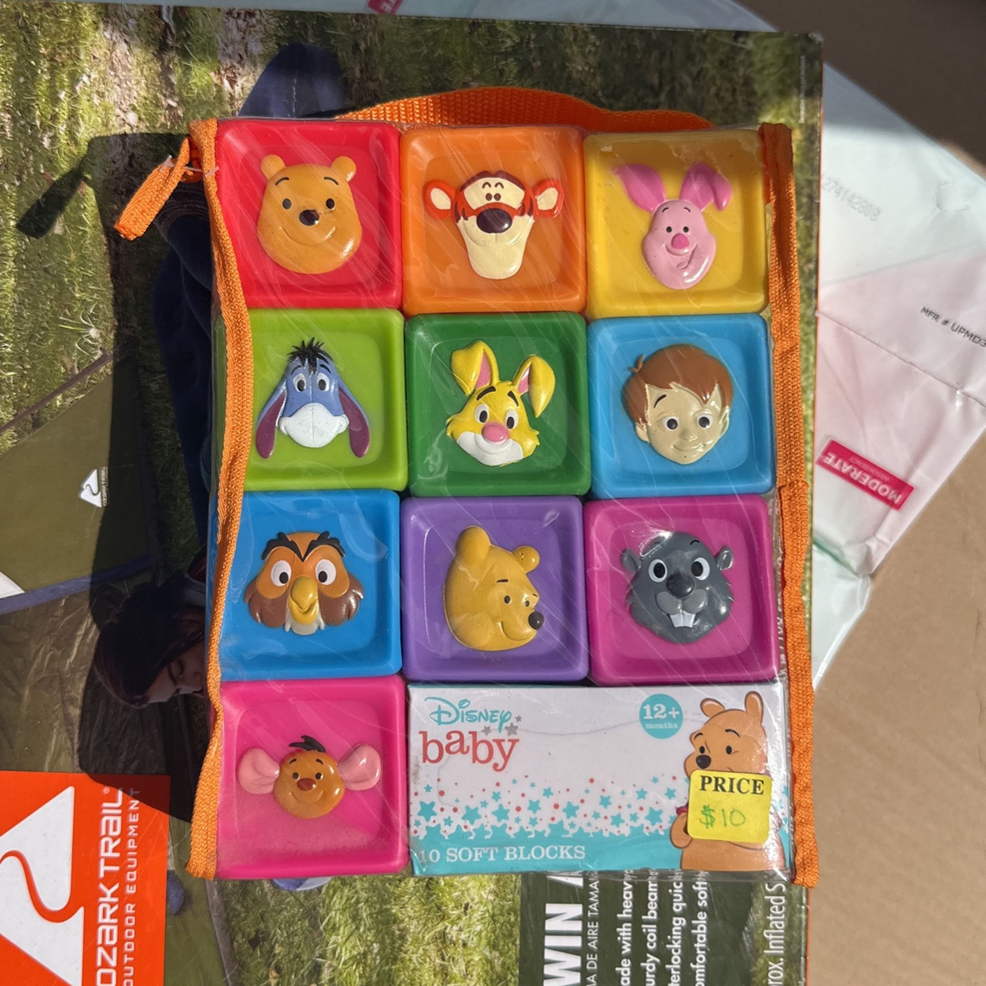 Disney Baby 10 Soft Blocks Winnie The Pooh (SUPER NICE)