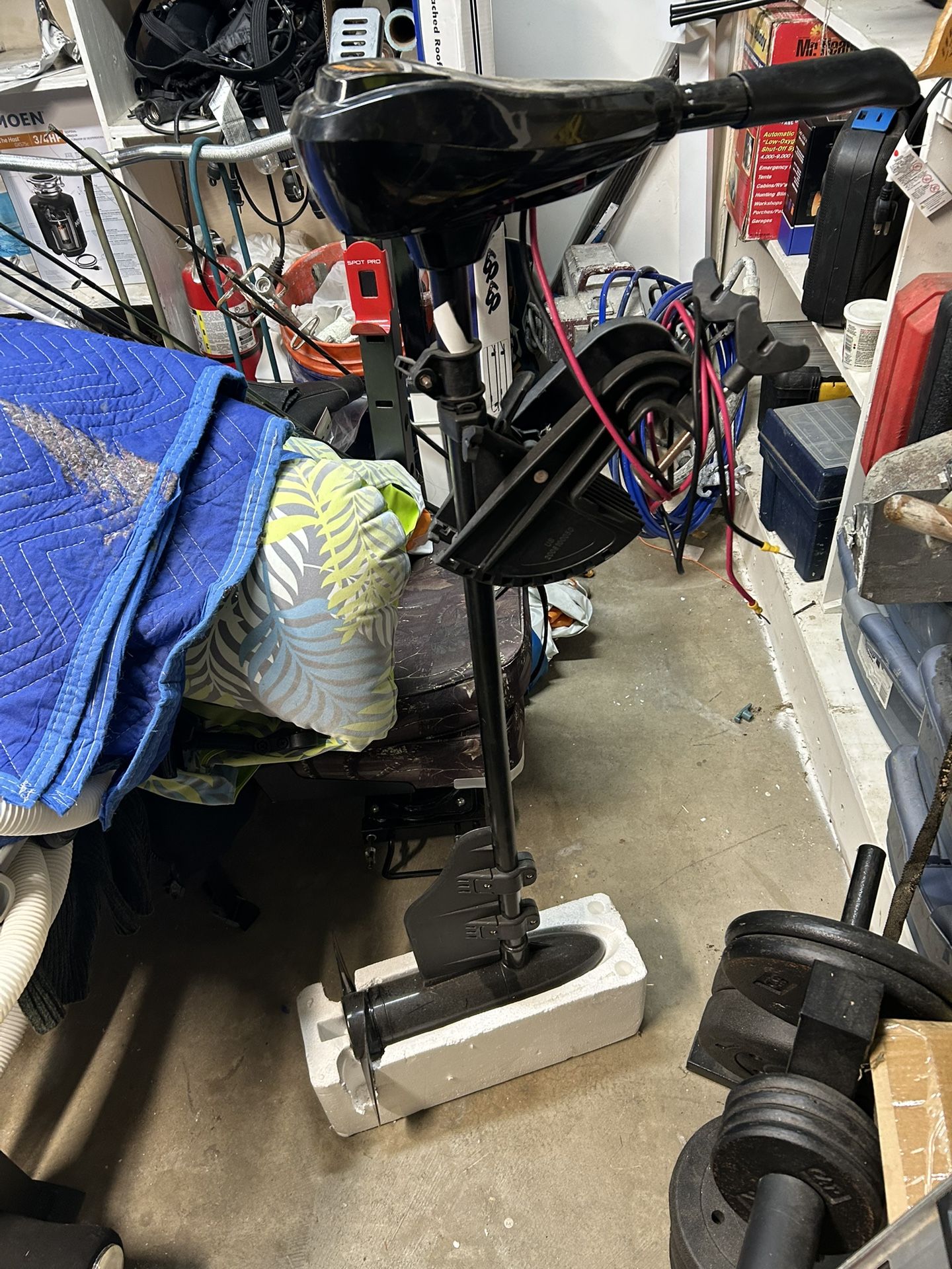 Five horse electric trolling motor brand new only used twice