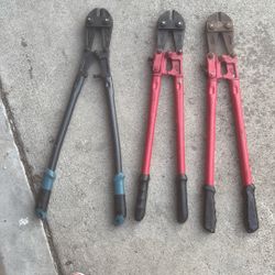  Bolt Cutters 1 Anvil  and 2 Pittsburgh 