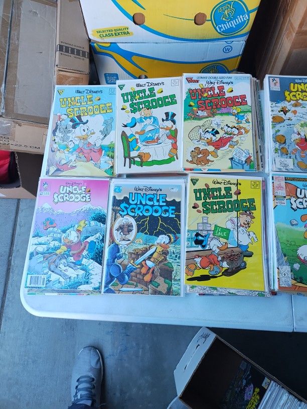 Old Walt Disney Uncle Scrooge Comics