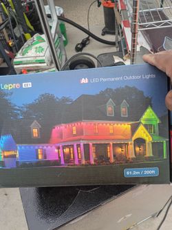 125ft Lepro EE1 permanent outdoor lighting with A.I. Capabilities