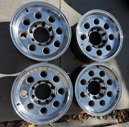 MB Style 72 16x7 wheels 8x165 bolt pattern Chevy GMC Ford Trailers