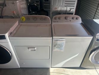 Whirlpool Top Load Washer and Dryer Set