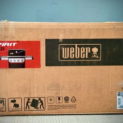 Brand new Weber Spirit SB-E-425 4-Burner Liquid Propane Gas Grill in Black with Sear Zone and Weber Works Compatibility