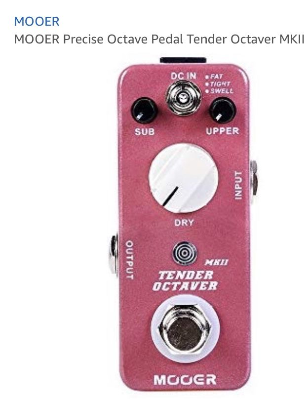 MOOER Octave pedal for guitar or bass