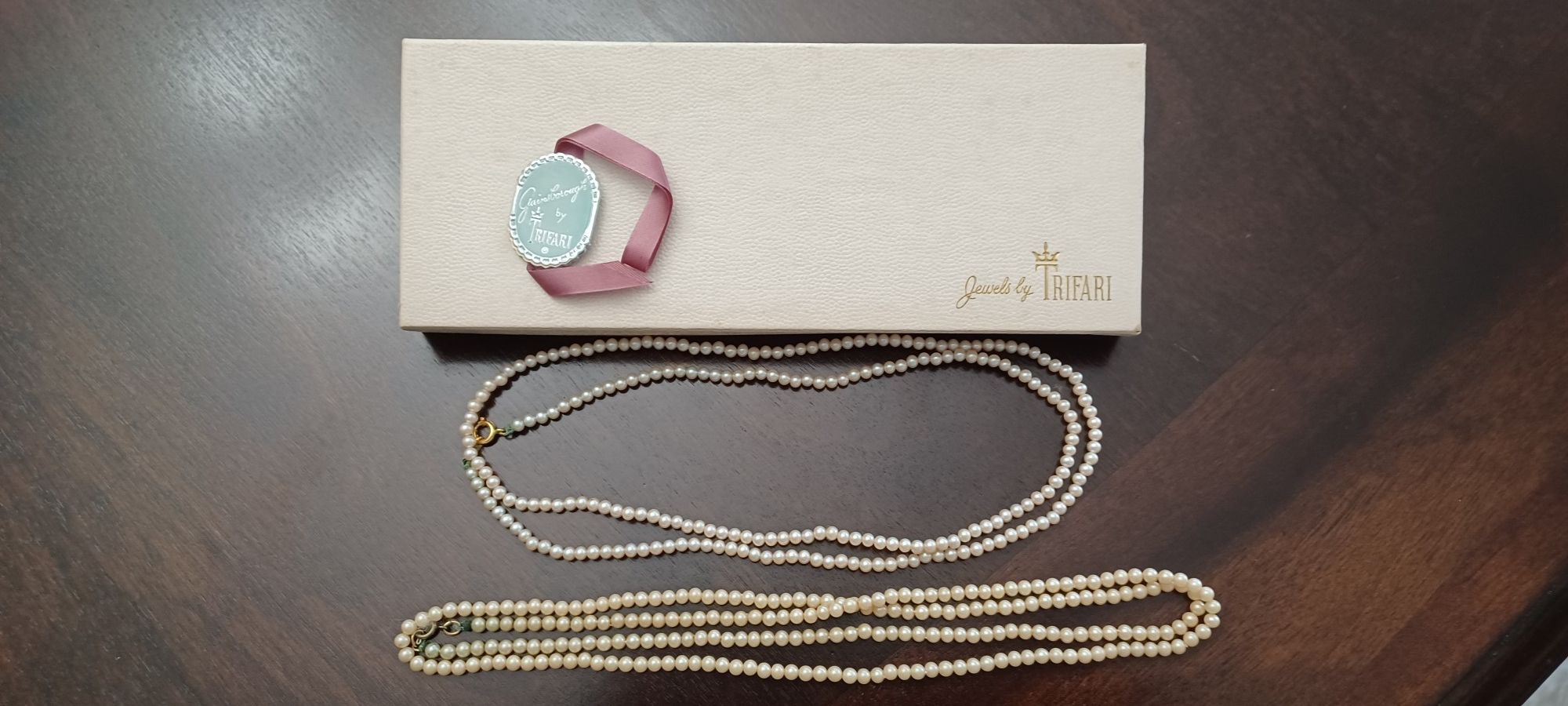 Vintage Trifari Simulated Pearl Necklases