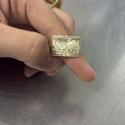 Last Supper 10k Gold Ring 