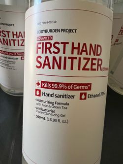 10 total 16.90 fl. oz. First Hand Sanitizer ($1.00 each)