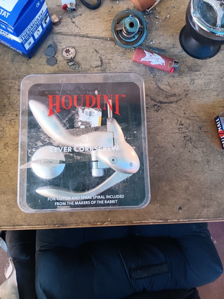 houndini lever corkscrew set
